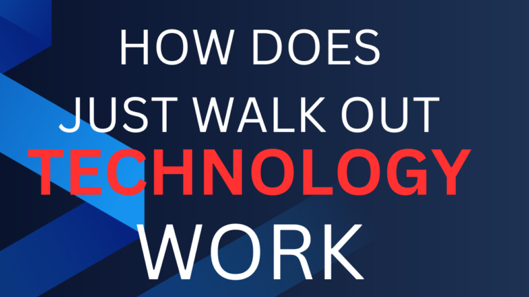 how does just walk out technology work