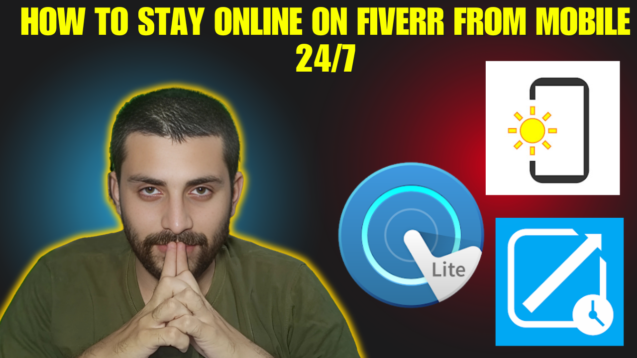 How To Stay Online On Fiverr From Mobile 247