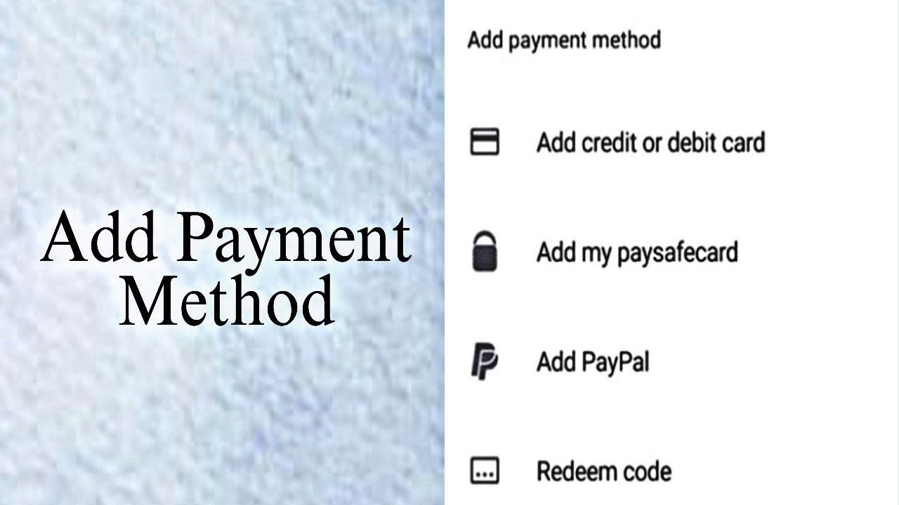 Google play payment method